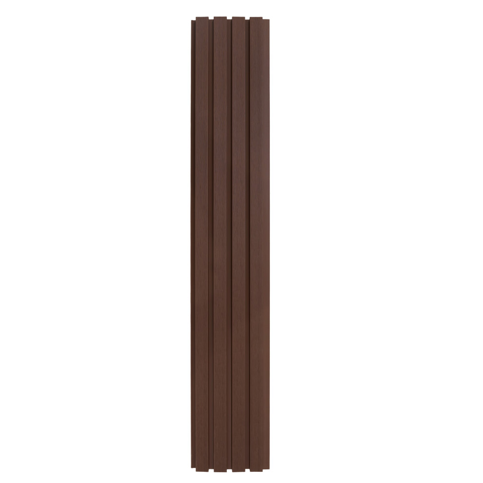 (Brown) WPC Composite Cladding Boards x 4 Co Extrusion Wall Slatted Panels