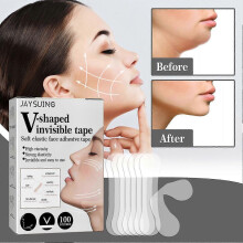 100x Invisible Waterproof V Face Makeup Adhesive Tape Invisible Breathable Lift Face Sticker Lifting Tighten Chin Lift Patches