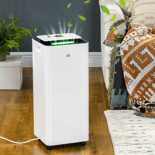 Homcom HOMCOM 16L/Day Protable Quiet Air Dehumidifier with Purifier, Timer, 5 Modes