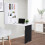 Homcom HOMCOM Multi-Functional Folding Wall-Mounted Drop-Leaf Table w/Chalkboard Shelf 1