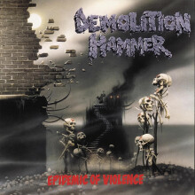Demolition Hammer 'Epidemic Of Violence' LP Transparent Sun Yellow Vinyl