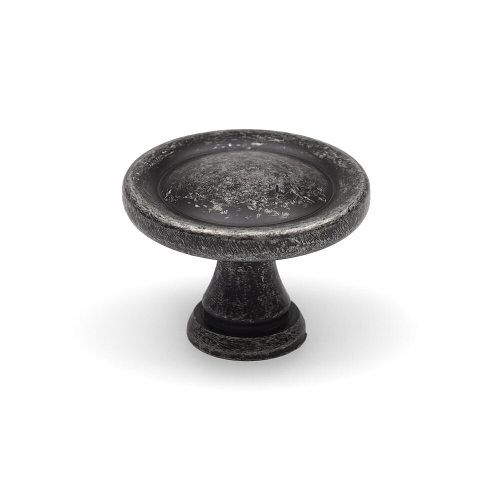 Antique Silver T-Bar Handle & Coordinating Knob - Image 3