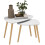 Homcom HOMCOM Side Table Set of 2, Modern End Coffee Bedside Tables Grey Natural 9