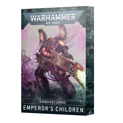 Warhammer Games Workshop Warhammer 40k Datasheet Cards: Emperor's Children 37-03 - Tabletop Miniatures Wargame