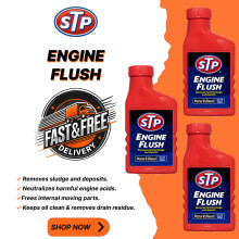 3X STP Engine Flush For Petrol Diesel Engines Oil Flushing Clean Additive 450ml