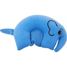 Mustard Seeds Pillow Pack of 1 SKY BLUE ELEPHANT