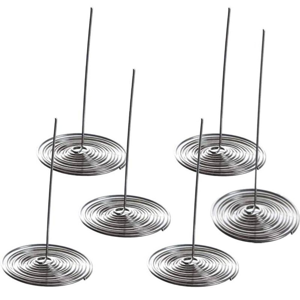 (as the picture, L) 6pcs Portable Nozzle Spring Strainer Stainless Steel Tea Strainer Teapot Filters Teacup Slag Separator Filter For Loose Leaf Tea