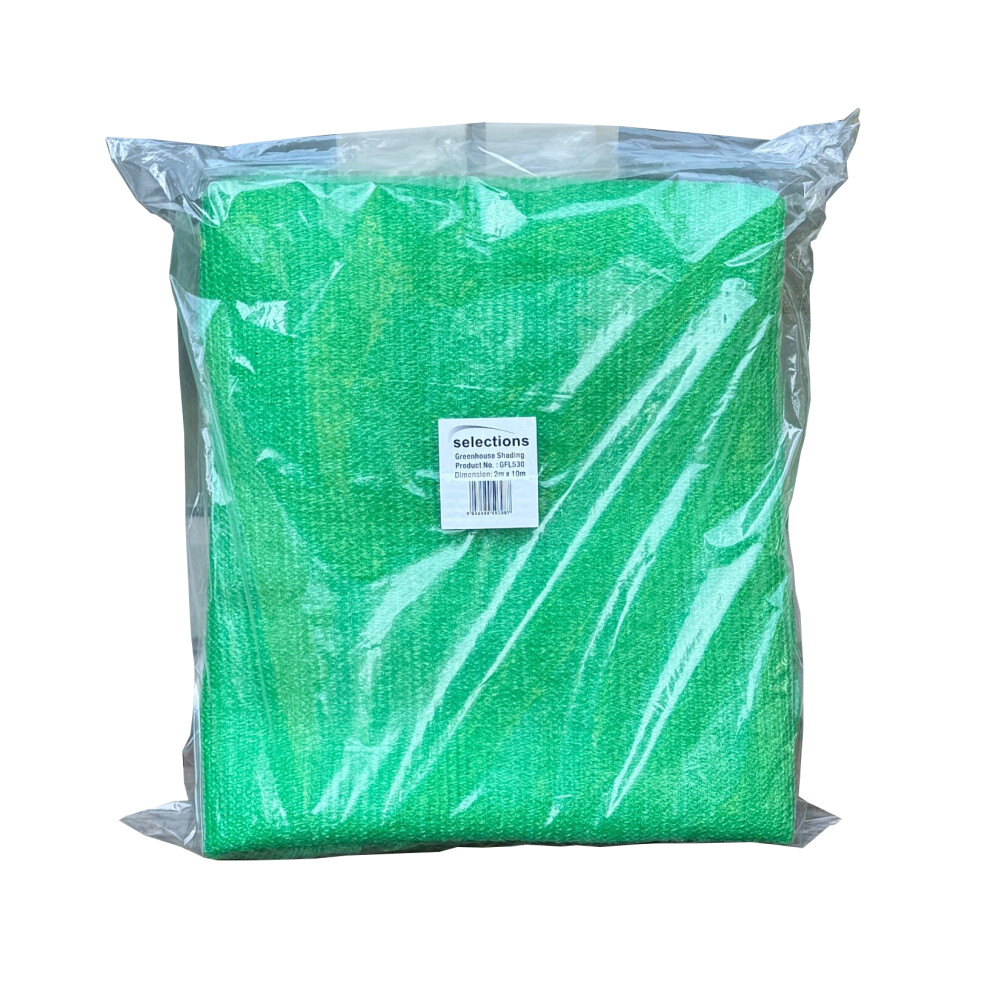 Greenhouse Sun Shade & Privacy Screen Net 10m x 2m - 65% Shading Rate
