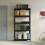 (Black, Single) 5 Tier Storage Shelves Large Adjustable Units 4