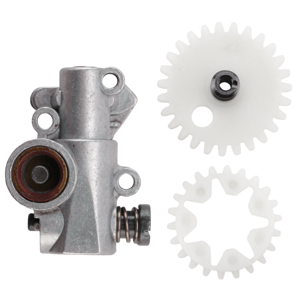 Jojomino For Stihl Ms028 038 048 380 381 Oil Pump Gasket Spur Wheel & Worm Gear 1119 640 3200