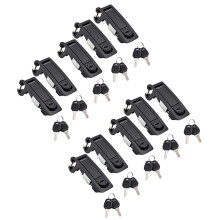 10 STÜCKE Kompressionsriegel Bündiger Hebelverschluss für Marineauto-RV-Tür Handverstellbare Riegel Dicke: 1-5 mm