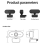 1080P Webcam with Microphone HD Webcam USB Camera for PC Laptop, Zoom, Skype, Facetime, Windows, Linux 10