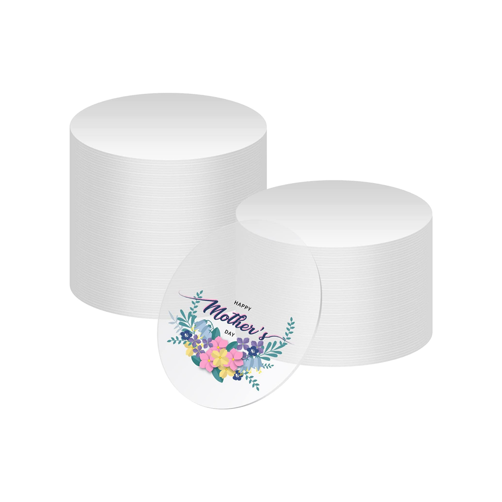 Photos - Other for Repair Jojomino 50 Pcs Clear Acrylic Sheets, 4Inch Round Acrylic Disc, 0.1Cm Thick Round Clear Acrylic Sheet Clear Round Acrylic Sheet 