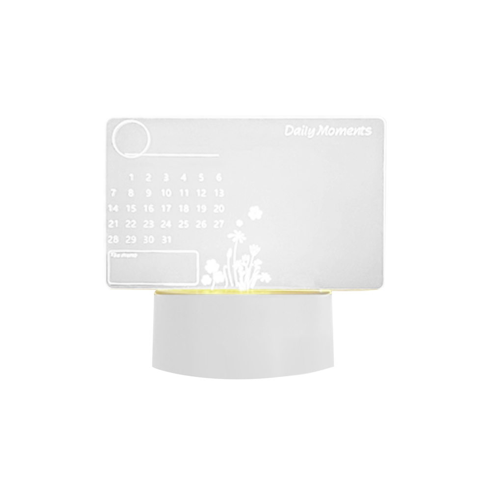 Notiztafel, Kreatives Led-Nachtlicht, Usb-Nachrichtentafel, Urlaubslicht Mit Stift, Geschenk FüR Dekoration, Nachtlampe-image