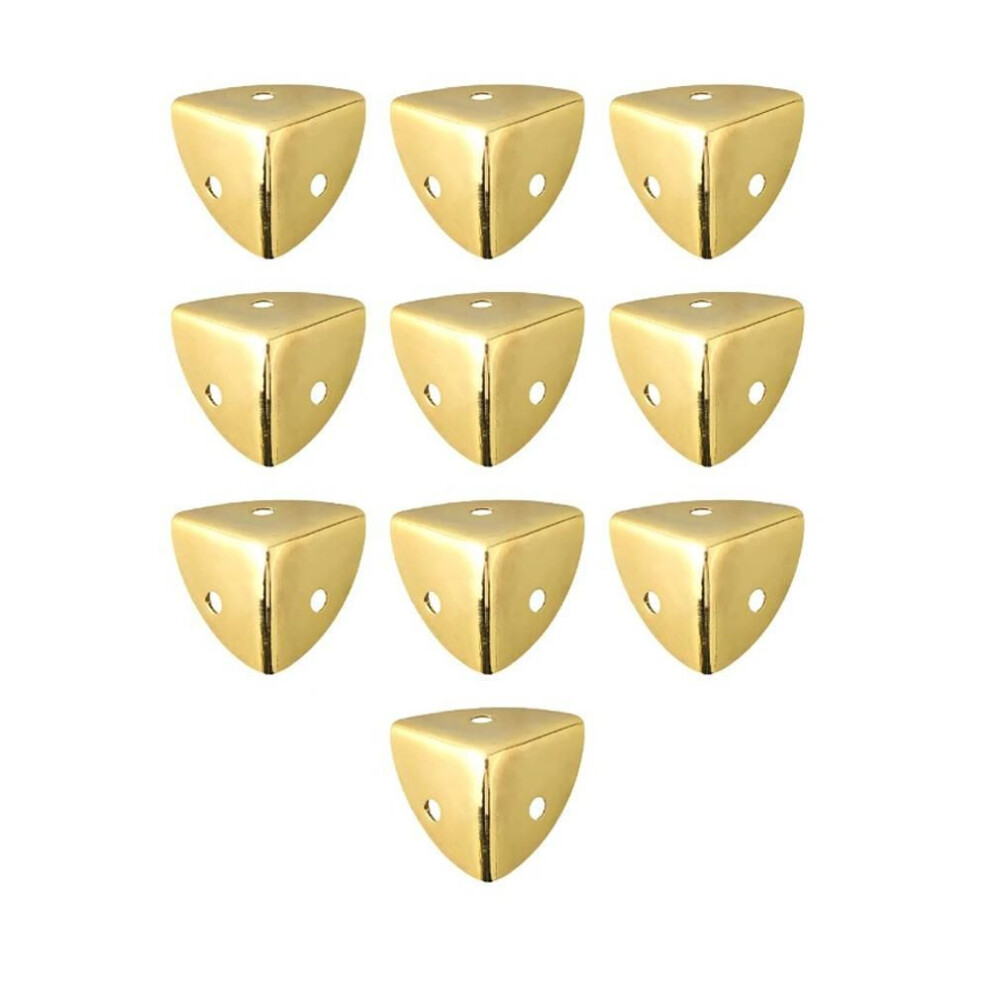 (gold) 10 Pcs Antique Edge Corner Protection Vintage Desk Decoration 10 Pcs Safety Protector  Furniture