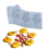Molecular Cuisine Plating Silikonform 5er-Pack Blätter Silikonform Fondantform Spitzenmatte Kuchenform 6