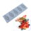 Molecular Cuisine Plating Silikonform 5er-Pack Blätter Silikonform Fondantform Spitzenmatte Kuchenform 7
