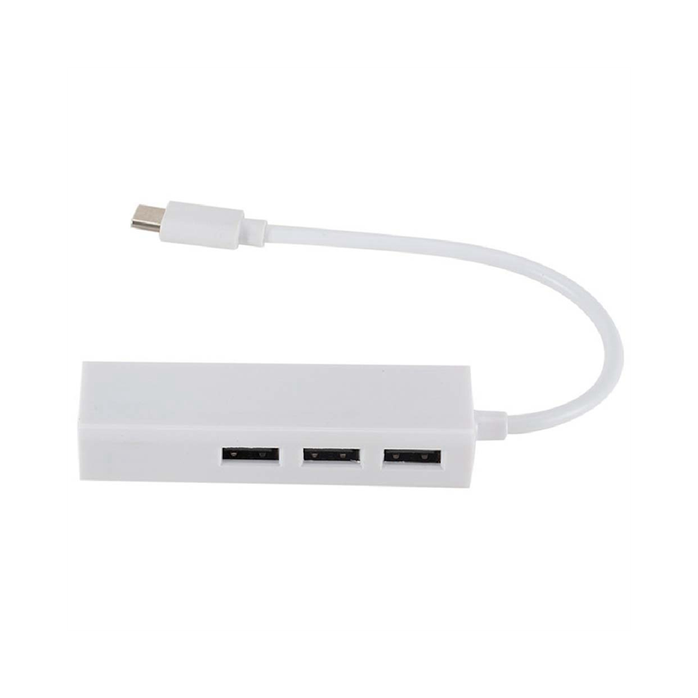 Typec To Usb2.0 100Gbe Network Card Hub Lan Rj45 Ethernet Network Adapter 3 Port Usb 2.0 4851067602074