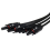 Y Type 4 to 1 Adapter Solar Panel Cable Wire Connectors Adapter Photovoltaic Panel Convergence Cable 4