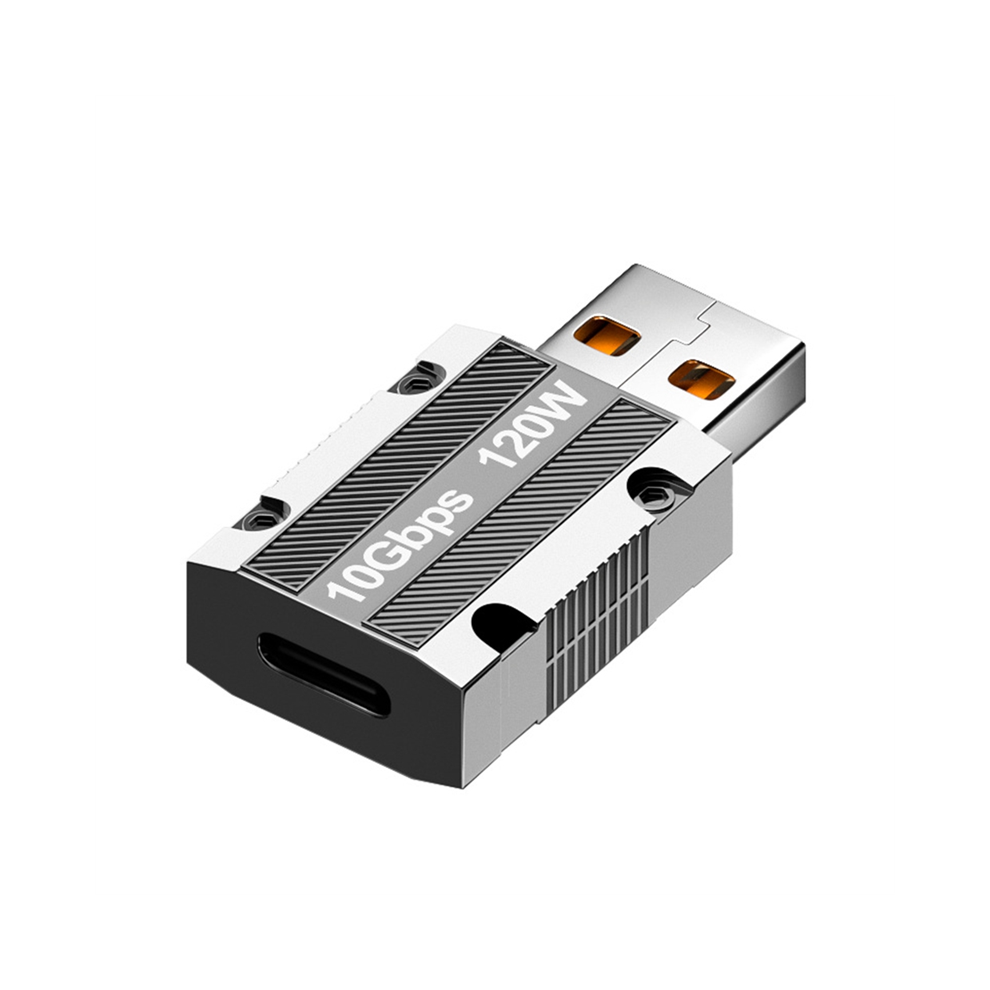 Type-C To Usb Adapter 120W Fast Charging Converter 10Gbps Fast Data Transfer Notebook Charging Conversion Head 4851067603231