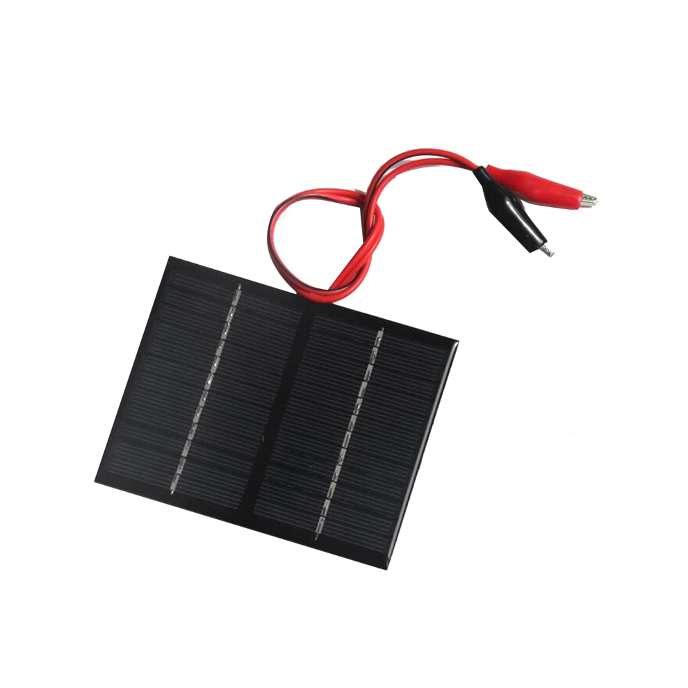 12V 1.5W Solar Panel With Clip Charging Battery System Polycrystalline Solar Panel For Small Power Appliances 4851067605440