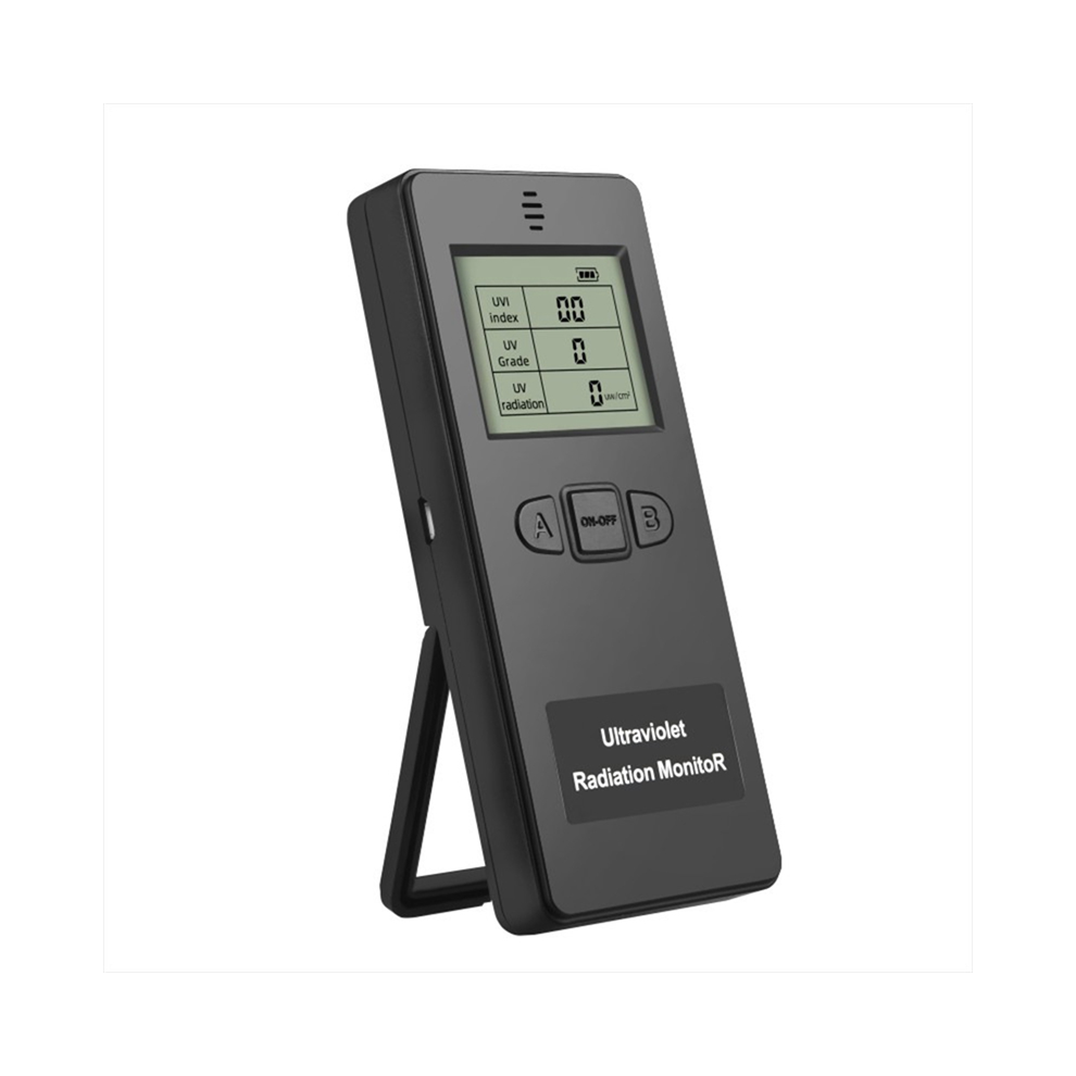 Ultraviolet Radiation Monitor, Digital UV Detector for Home Office Outdoor Inspection Black-image-OPC-PGPPRZ6-NEW