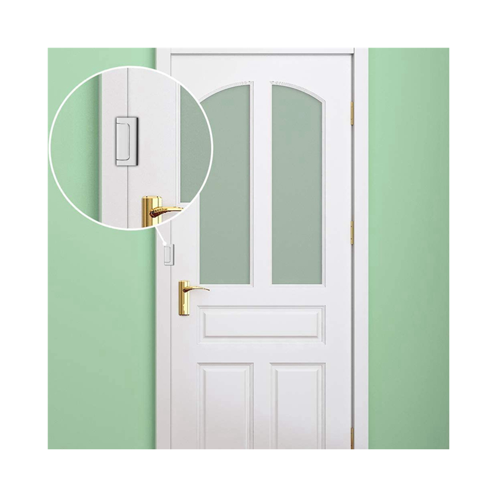 Jojomino 2 Pack Home Security Door Lock Withstand 800 Lbs For Inward Swinging Door,Extra Locks Homes