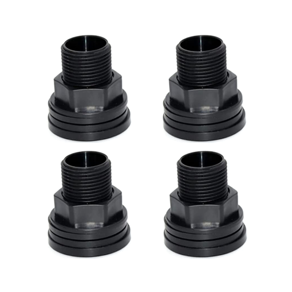 Pvc Bulkhead Fitting Double Threaded Bulkhead Water Tank Connector For Rain Barrels Aquariums Water Tanks Tubs Pools 4851067606430