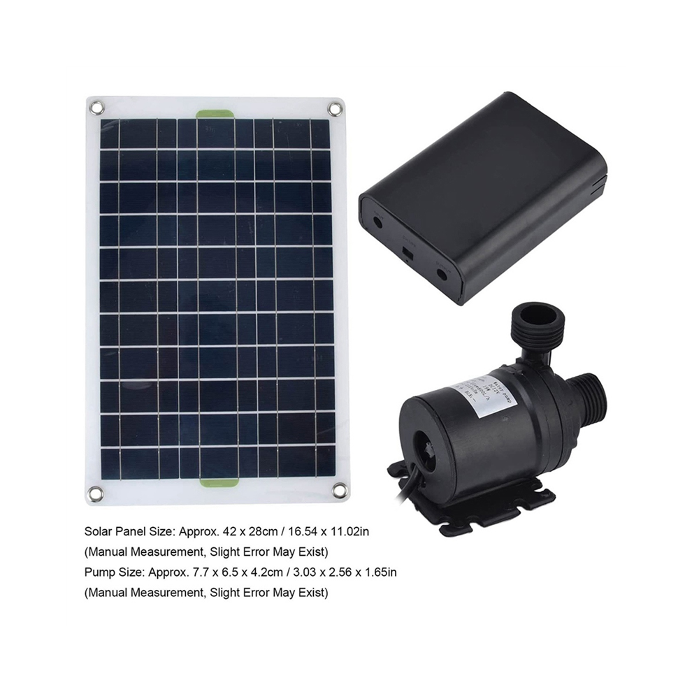 50W Solar Water Pump 800L/H Dc12v Fountain Low Noise For Garden Family Irrigation 4851067609325