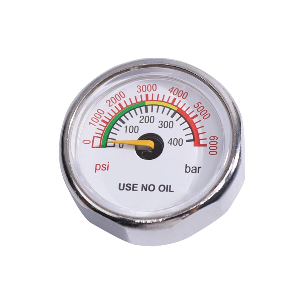 33Mm 6000Psi/400Bar 1/8Npt Thread Back Axial Connection Gas Pressure Gauge 4851067611700