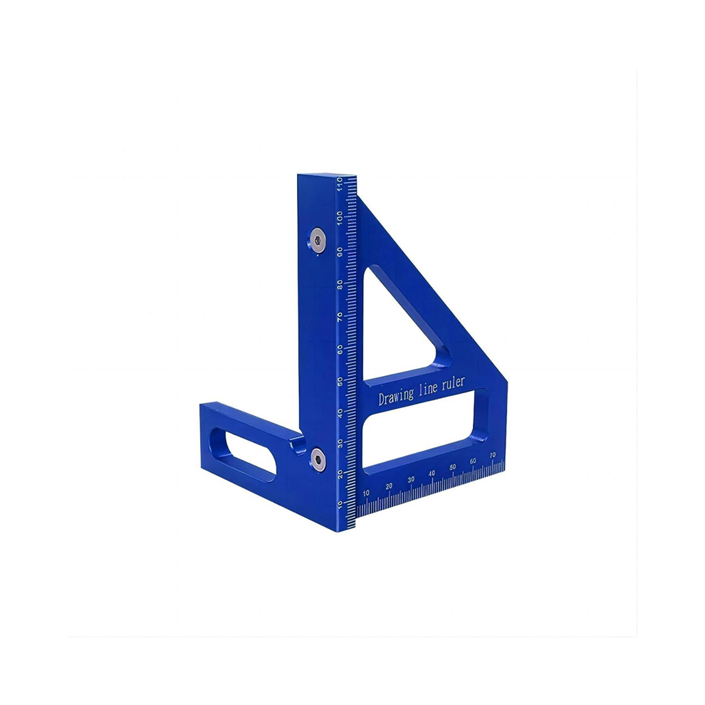 3D-Mehrwinkel-Messlineal, 45/90-Grad-Winkelmesser Aus Aluminiumlegierung FüR Die Holzbearbeitung, FüR Zimmermann-image