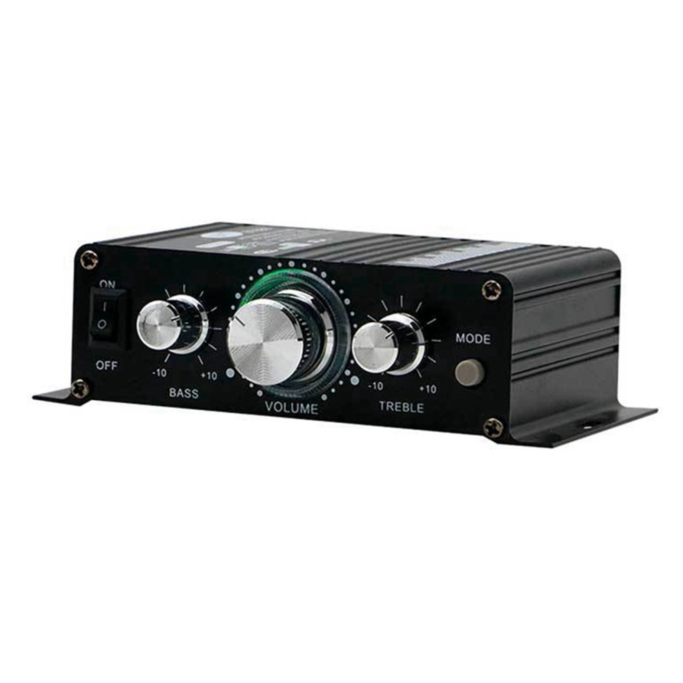 2-Channel 30W Car Digital Power Bluetooth Audio Amplifier 12V Hifi Stereo Mini Home Audio Amplifier For Car Home 4852257143261