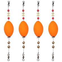 Popping Corks voor zoutwater zoetwater vissen Popper Floats Rode vis Gespikkelde forel Schapenkopbot Oranje