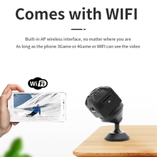 Mini verborgen camera Draadloze beveiliging WiFi Kleine IP-camera's Smart Home Nachtzicht Magnetische camcorder Surveillance