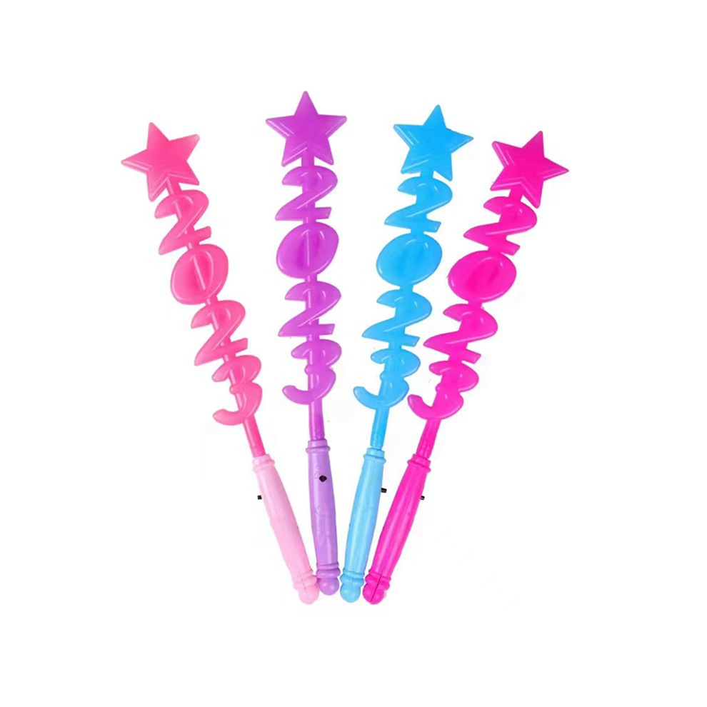 Confezione Da 10 Bastoncini Luminosi A Led 2023, Bastoncini Luminosi Per Le Feste Di Natale, Compleanno, Festa E Altre Occasioni.-image