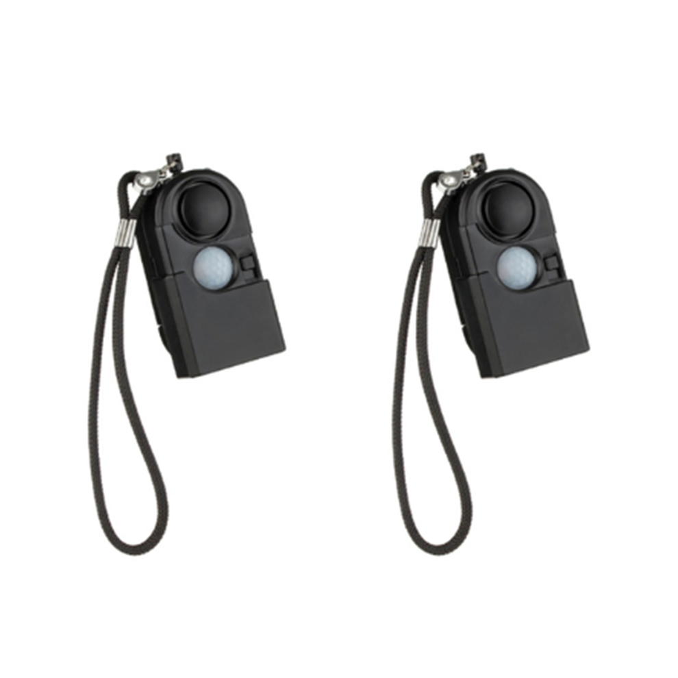 2 Pcs Camping Reise Tragbare Mini Pir Infrarot Motion Sensor Detektor Alarm 120DB Wireless Home Security Anti-Diebstahl-image