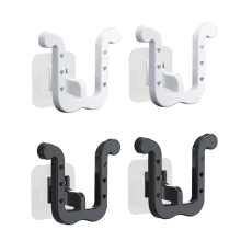 4PCS Wall Mounted Shoe Rack, Slipper Holder Slippers Organizer Self Adhesive Shoe Rack for Door Closet Bathroom Kitchen