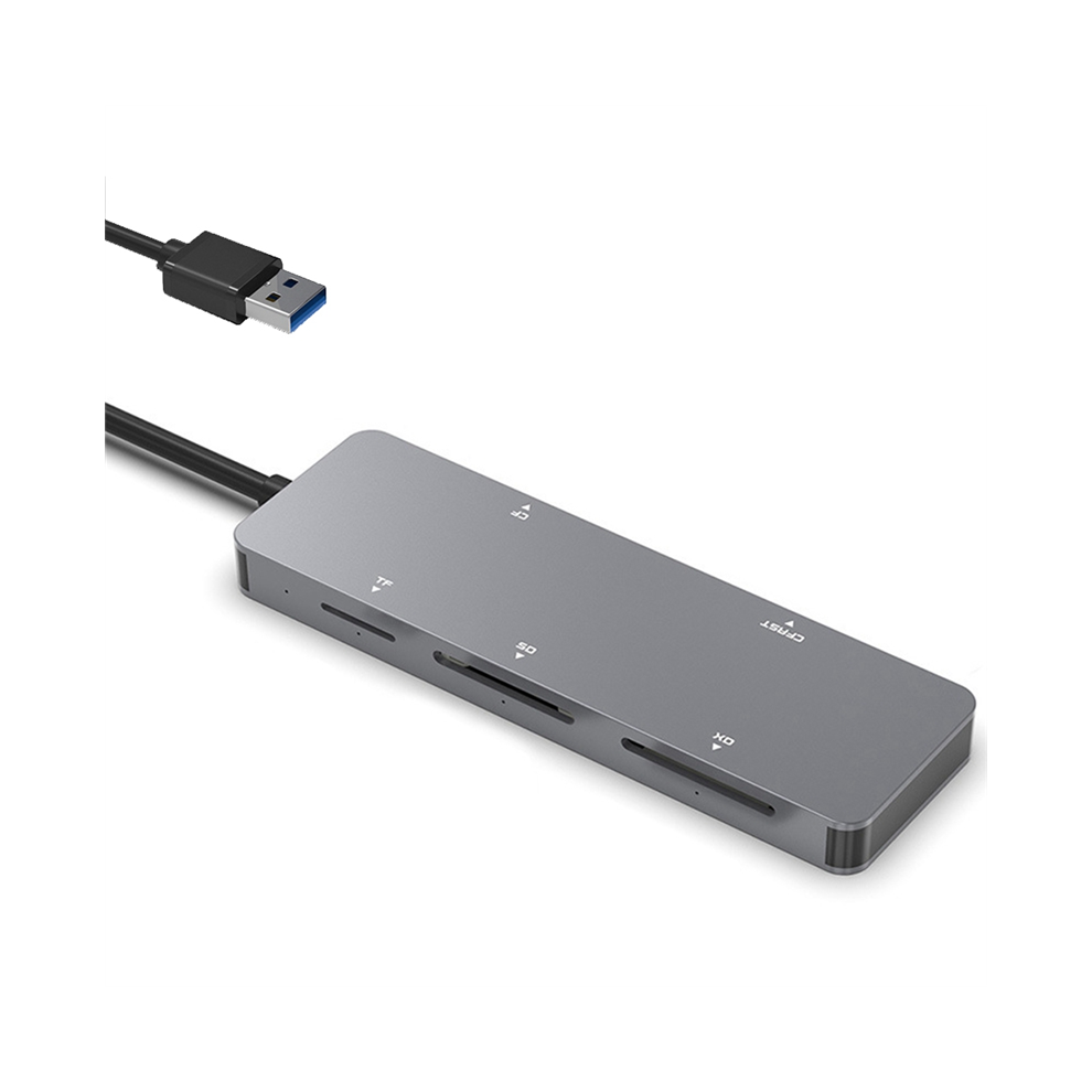 Usb 3.0 Multifunction Card Reader Cfast/Cf/Xd/Sd/Tf Card Reader 5 In 1 Usb Card Reader 5Gbps For Pc Laptop Accessories 4852257151624