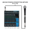 Replace for DM1 Dynamic Microphone Preamplifier 28DB Gain Amplifier for Dynamic and Passive Ribbon Microphones,Black 6