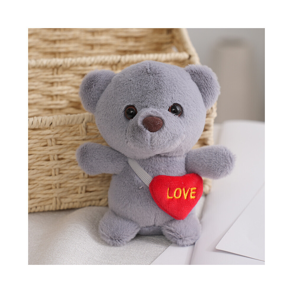 (StyleC) et porte-clés ours en peluche doux et doux, parfait pour la Saint-Valentin et le festival Qixi