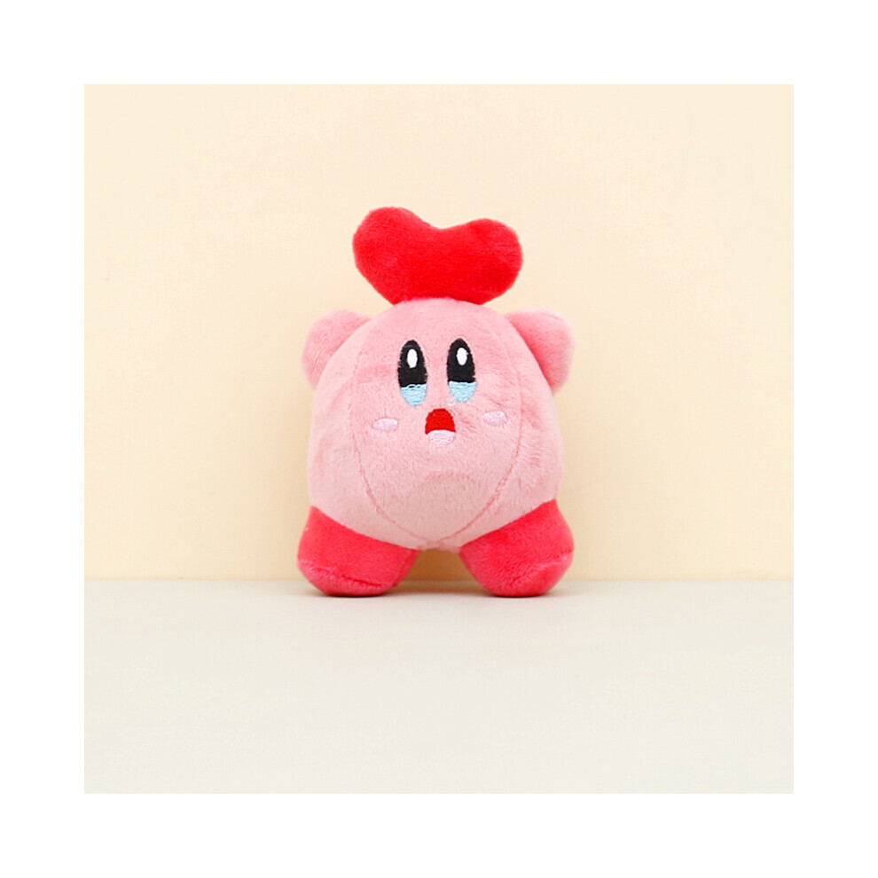 (Coeur) rose mignon Kirby peluche porte-clés peluche dessin animé Figure sac à dos décoration