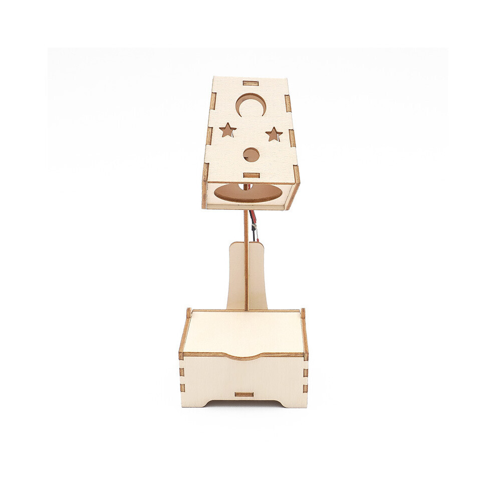 Lampe de bureau à monter soi-même, veilleuse lumineuse testée à la main, outils pédagogiques en bois,