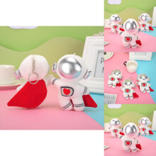 Porte-clés en peluche d'astronaute mignon, pendentif de sac à dos Adorable pour enfants, fournisseurs
