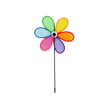 (StyleE) Puzzle pour enfants, décoration d'activité de moulin à vent avec des motifs de tissus colorés