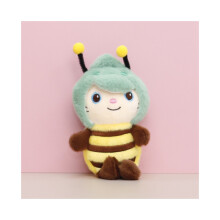 (Vert) porte-clés de personnage délicieux d'abeille en peluche pour les filles sac d'accessoires à la