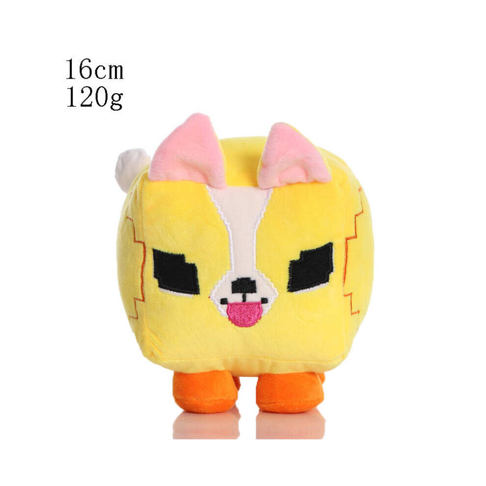 (Jaune) Nouveau Robloxing Pet Simulator X Huge Big Games Cat Peluches