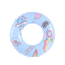 (NO.60(10-25KG)) enfants et adultes anneau de natation dessin animé astronaute modèle Pvc gonflable