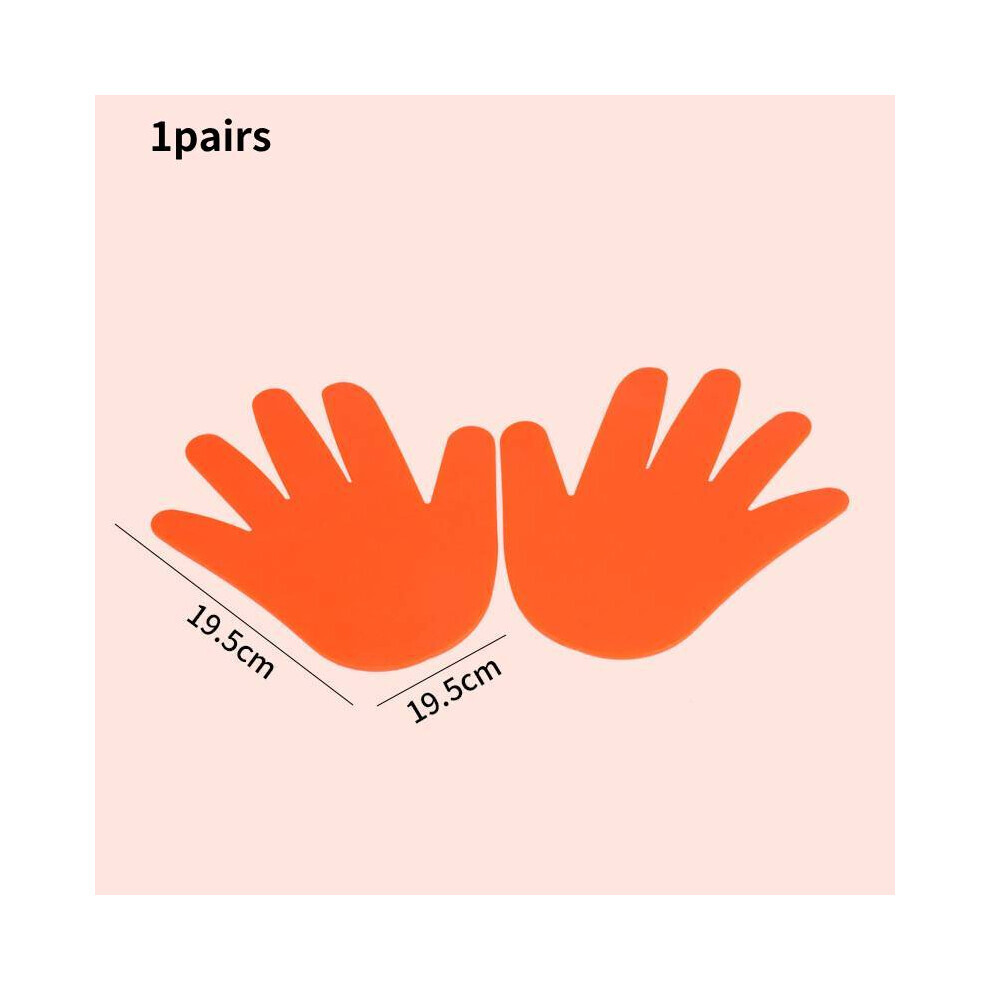 (Main Orange) équipement d'entraînement de disque de marqueur de main et de pied de Sports de plein