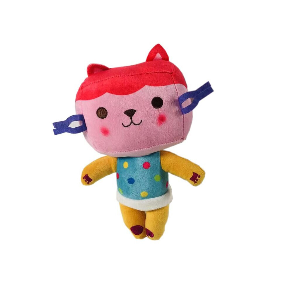 (Rouge) Dessin animé Gabby Dollhouse Peluche Peluche Poupée