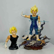 (Med låda - 22 cm) Figur Majin Vegeta Animefigur 22 cm PVC Actionfigurer Dekoration Samlingsmodell